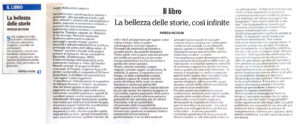 “Il libro: La bellezza delle storie, così infinite”, l'Adige - 21 giugno 2020