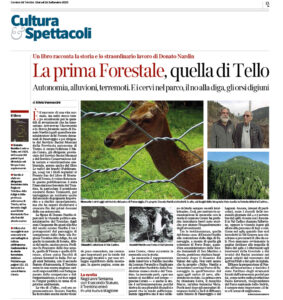 “La prima Forestale, quella di Tello”, Corriere del Trentino - 24 settembre 2020