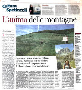 “L’anima delle montagne”, Corriere del Trentino - 18 febbraio 2021
